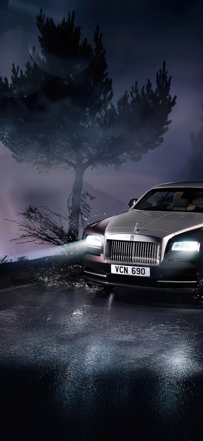 Fond d'écran iPhone Rolls Royce Wraith 2021