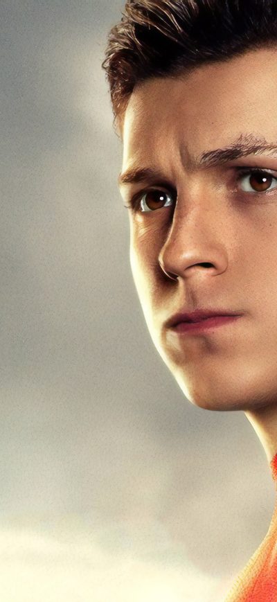 Fond d'écran iPhone Tom Holland As Peter Parker Spider Man Far From Home Poster