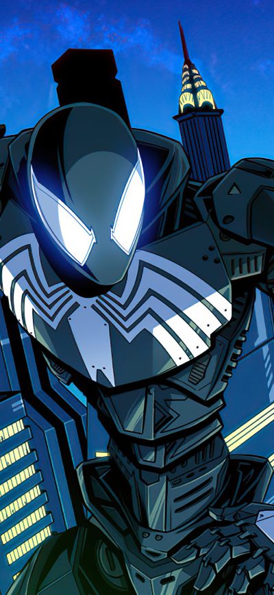 Fond d'écran iPhone Spider Man Mecha Symbiote Suit 5k