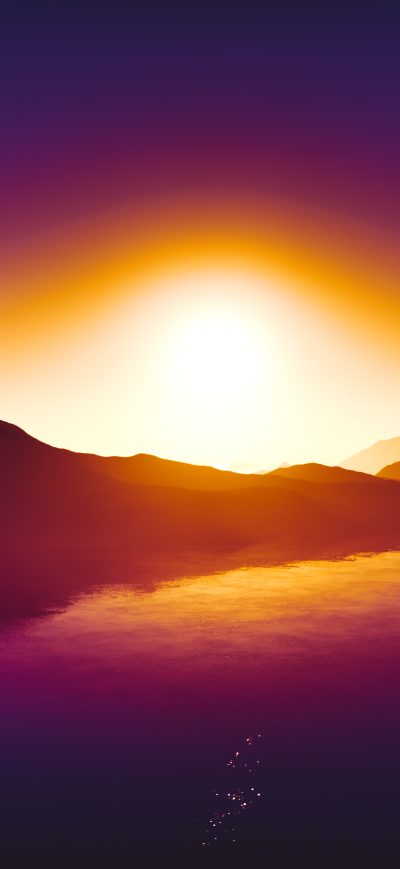 Fond d'écran iPhone Summer Sunset 4k