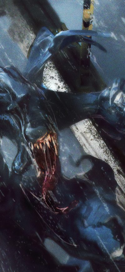 Fond d'écran iPhone Venom Dark Matter 4k
