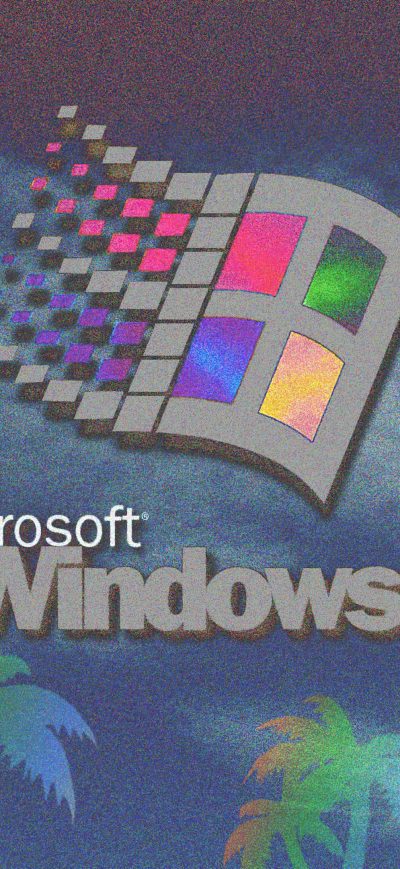 Fond d'écran iPhone Windows 95 4k