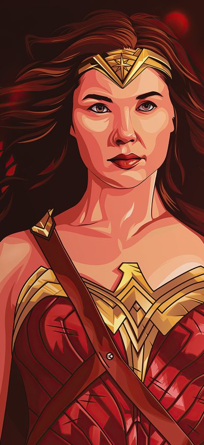 Fond d'écran iPhone Wonder Woman Walking 4k