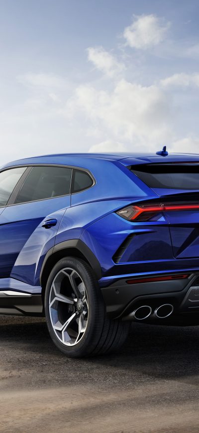 Fond d'écran iPhone Lamborghini Urus Blue Color 4k