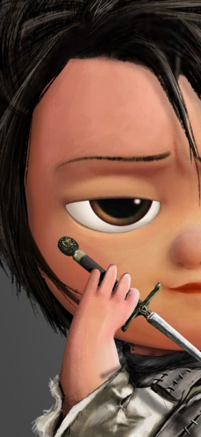 Fond d'écran iPhone Arya Stark Artwork