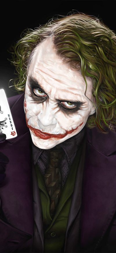 Fond d'écran The Joker Artwork sur iPhone