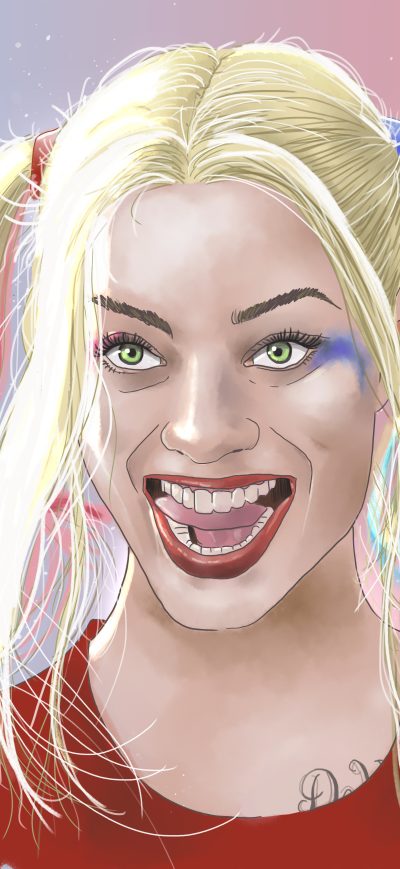Fond d'écran Harley Quinn Artwork 5k sur iPhone