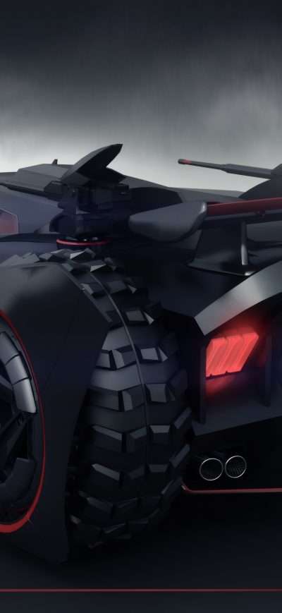 Fond d'écran iPhone Batmobile V12 Concept