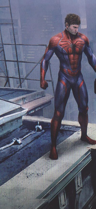 Fond d'écran iPhone Spiderman Peter Parker Standing On A Rooftop
