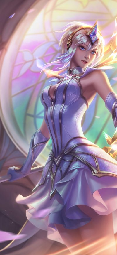 Fond d'écran iPhone Elementalist Lux Splash Art League Of Legends