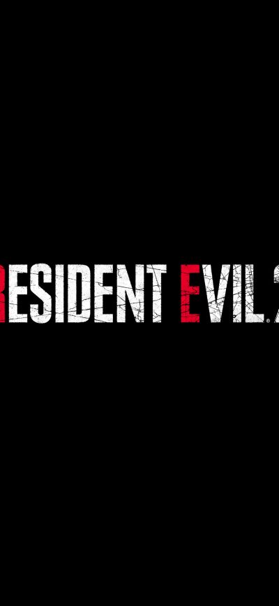 Fond d'écran iPhone Resident Evil 2 Logo 4k