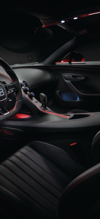 Fond d'écran iPhone Bugatti Chiron Interior 2018 4k