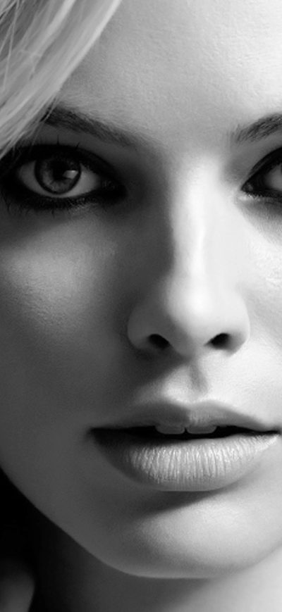 Fond d'écran iPhone Margot Robbie 2018 Monochrome