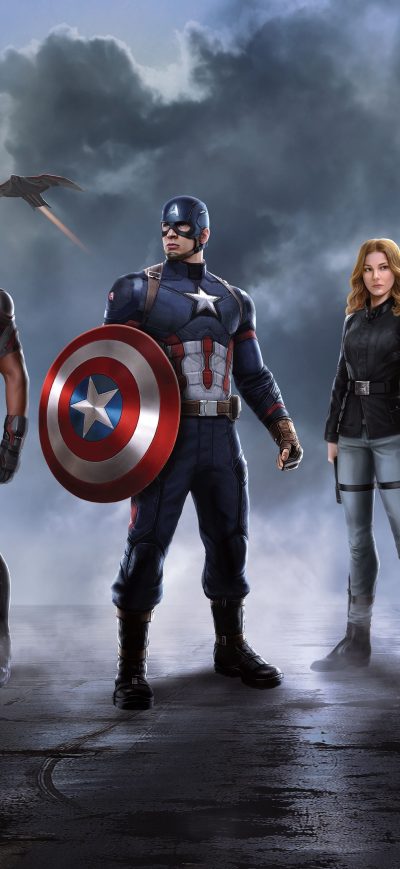 Fond d'écran iPhone Captain America Crew In Captain America Civil War