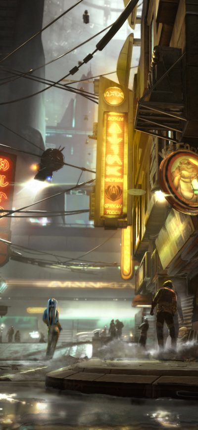 Fond d'écran iPhone Star Wars 1313 Concept Art 4k