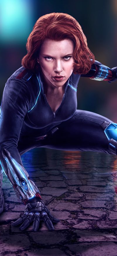 Fond d'écran iPhone Black Widow 4k