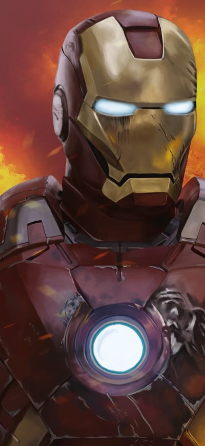Fond d'écran iPhone 5k Iron Man New