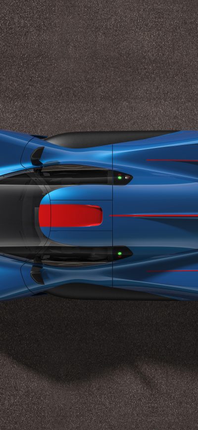 Fond d'écran iPhone Pininfarina H2 Speed Top View 4k