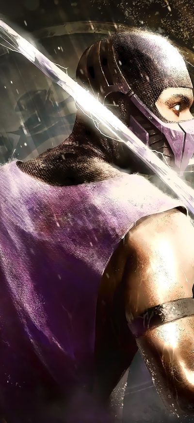 Fond d'écran iPhone Mortal Kombat Scorpion 4k