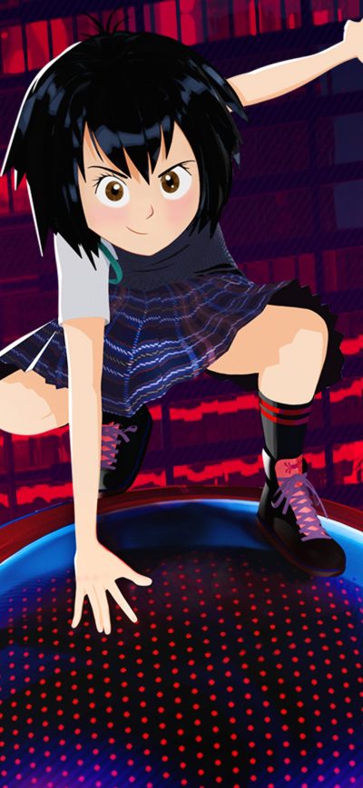 Fond d'écran iPhone Peni Parker And SP Dr In Spider Man Into The Spider Verse Official Poster 5k