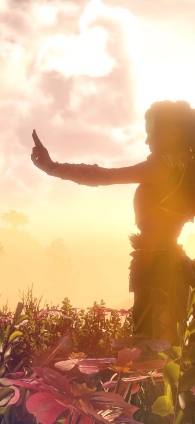 Fond d'écran iPhone Aloy Horizon Zero Dawn VideoGame