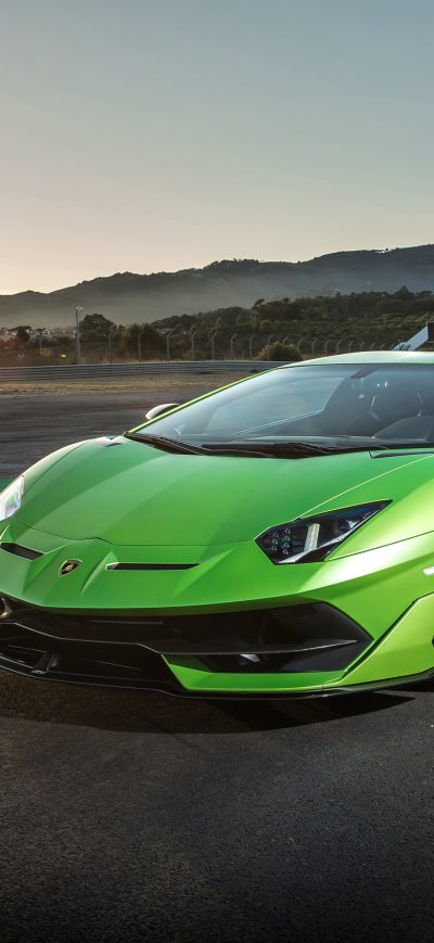 Fond d'écran iPhone 2018 Lamborghini Aventador SVJ New
