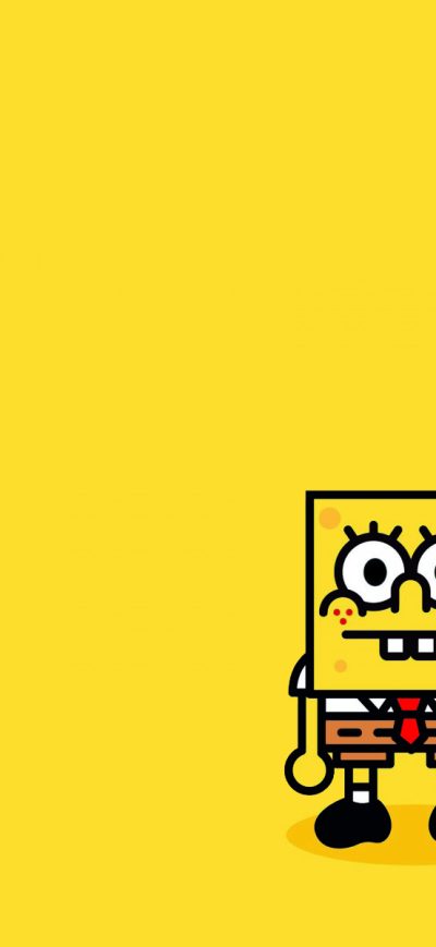 Fond d'écran iPhone Spongebob Minimalism
