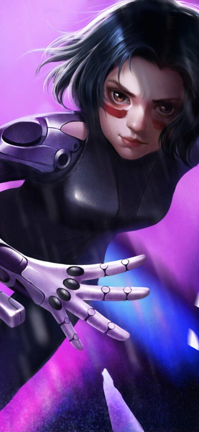 Fond d'écran iPhone Alita 4k