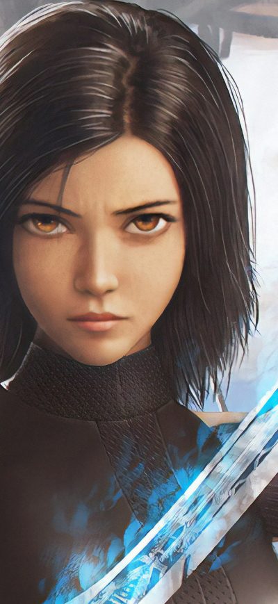 Fond d'écran iPhone The Alita Battle Angel Artwork