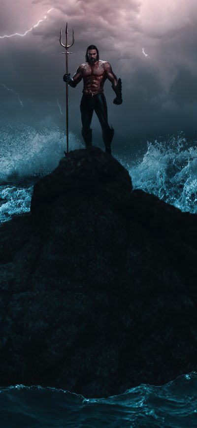 Fond d'écran iPhone Aquaman Movie Art 5k