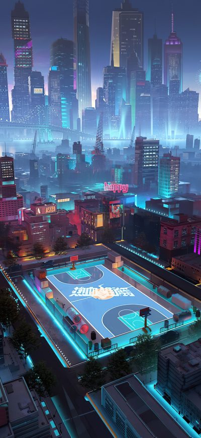 Fond d'écran iPhone B Ball In The City 4k
