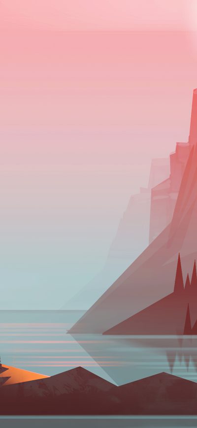Fond d'écran iPhone 2d Environment 4k