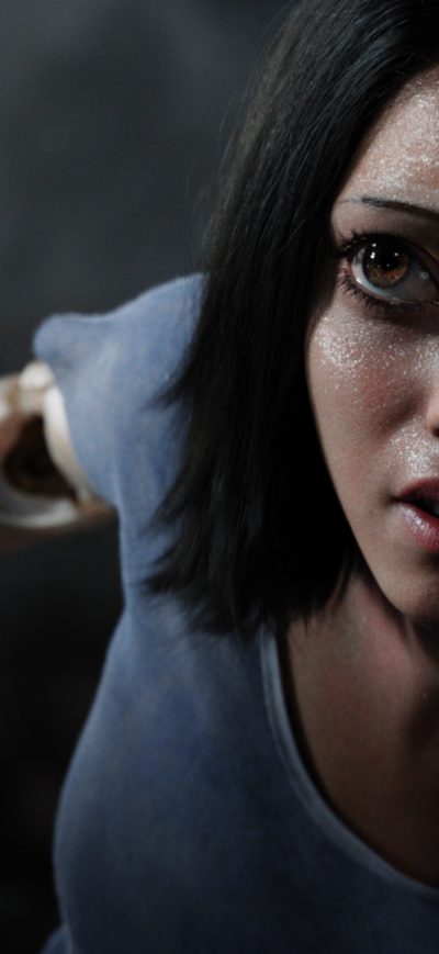 Fond d'écran iPhone Rosa Salazar In Alita Battle Angel 4k