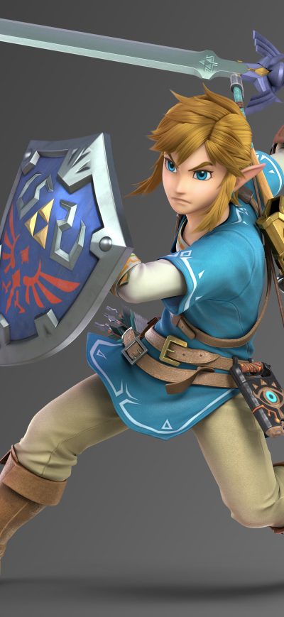 Fond d'écran iPhone Link Super Smash Bros Ultimate 5k