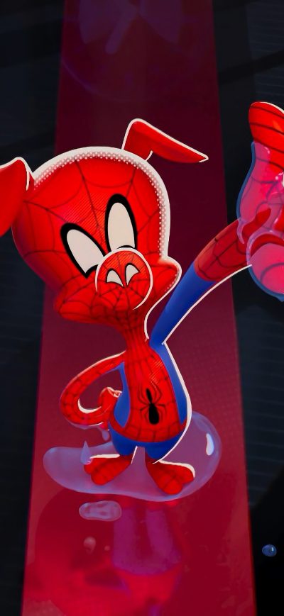 Fond d'écran iPhone Spider Ham In SpiderMan Into The Spider Verse Movie