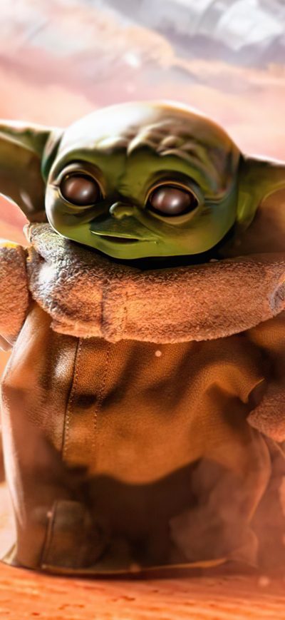Fond d'écran iPhone Baby Yoda Strange Baby 5k