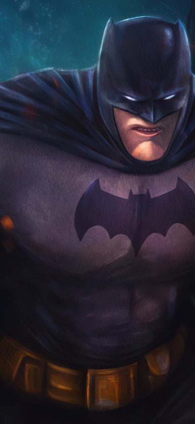 Fond d'écran iPhone Batman Character Digital Illustration 5k