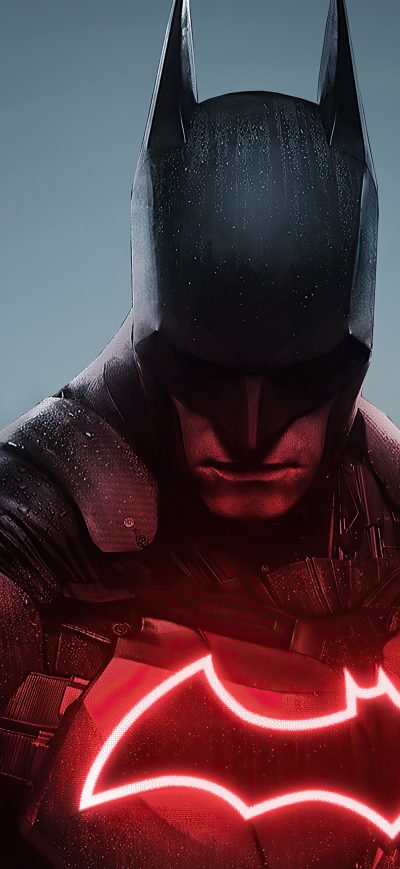 Fond d'écran iPhone Batman Dark Red 4k 2020
