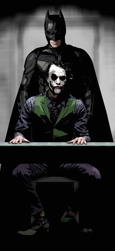 Fond d'écran iPhone Batman And Joker4k
