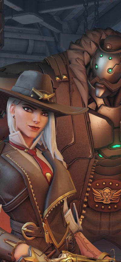 Fond d'écran iPhone Overwatch Ashe 2018