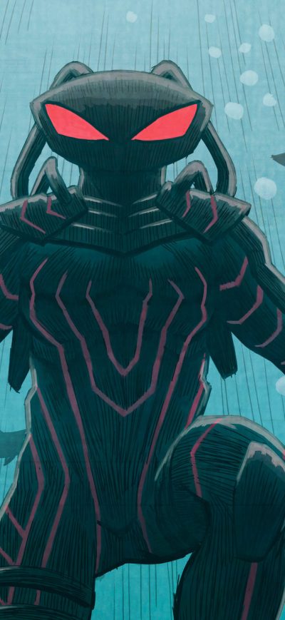 Fond d'écran iPhone Black Manta Art