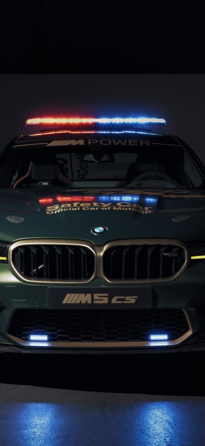Fond d'écran iPhone BMW M5 CS MotoGP Safety Car 2021