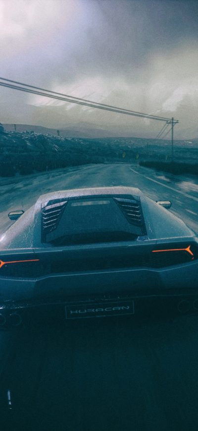 Fond d'écran iPhone DriveClub Huracan 4k