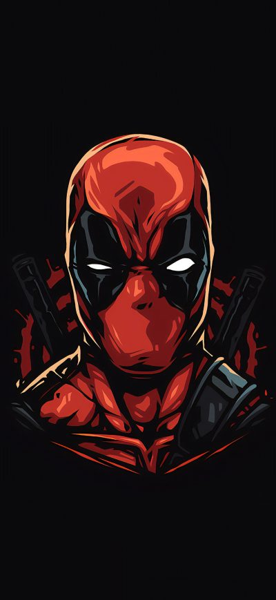 Fond d'écran iPhone Deadpool Facet Art