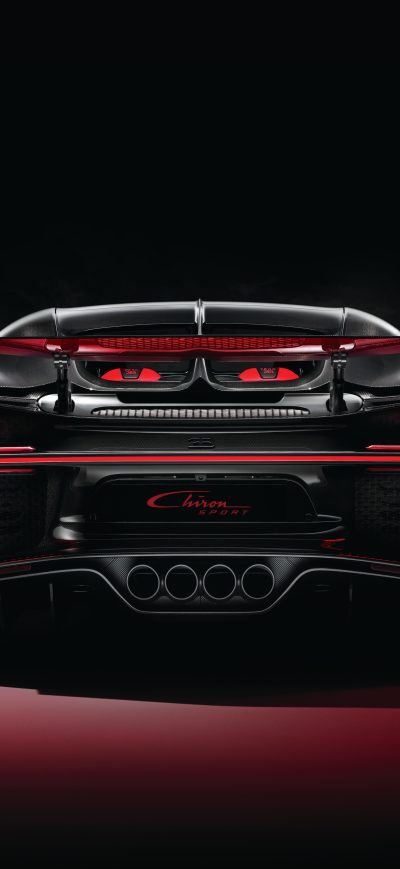 Fond d'écran iPhone Bugatti Chiron Sport 2018 Rear Lights 4k