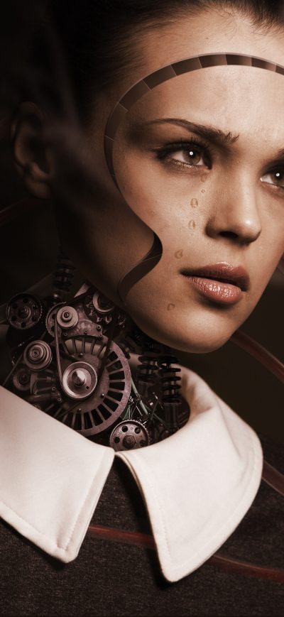 Fond d'écran iPhone Robot Woman Artificial Intelligence Technology Robotics Girl