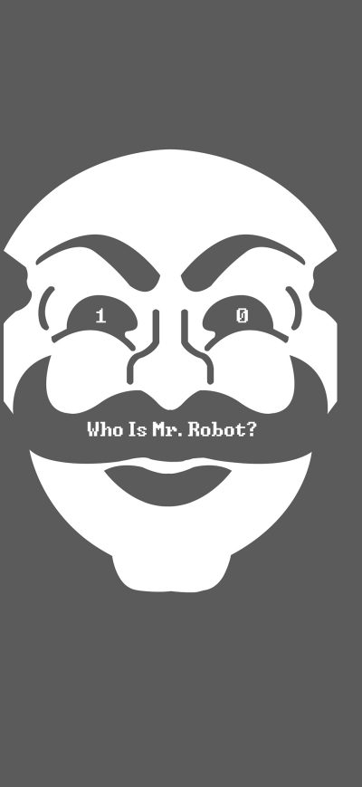 Fond d'écran iPhone Mr Robot Minimalism