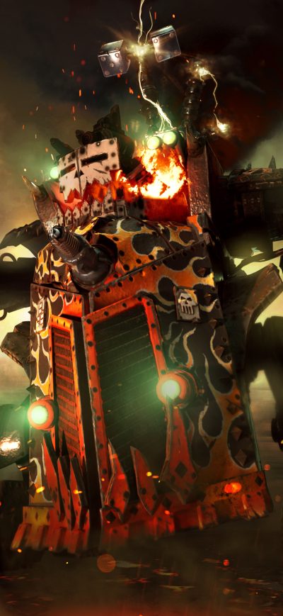 Fond d'écran iPhone Big Kustom Beauty Da Morkanaut Warhammer 40000 dawn of war III