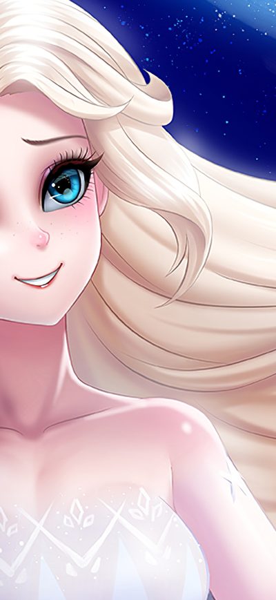Fond d'écran iPhone Frozen 2 Elsa 4k