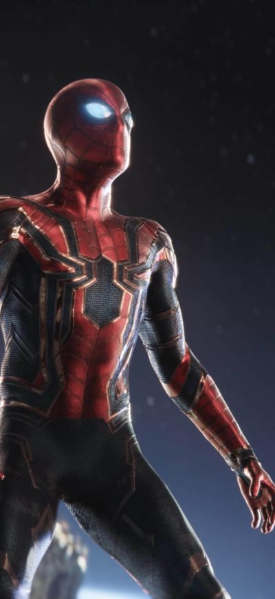 Fond d'écran iPhone Iron Spidersuit In Avengers Infinity War